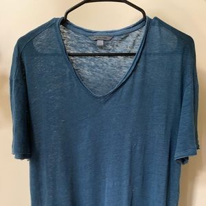 John Varvatos (Low Scoop Neck Tee)